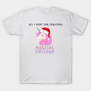 Magical Christmas Unicorn T-Shirt
